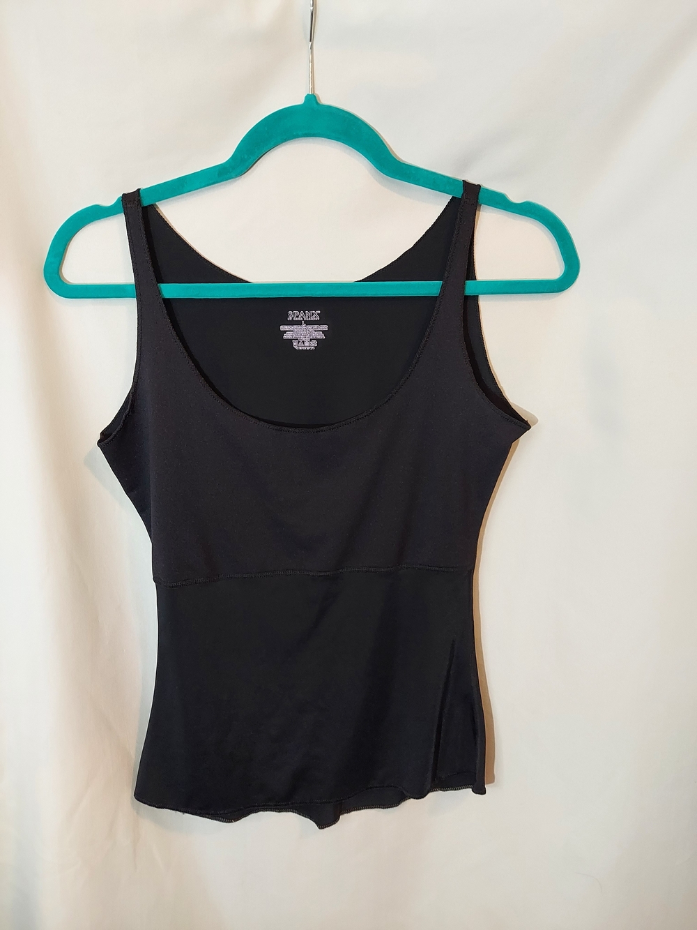 SPANX Black Scoop Neck Shapewear Slimming Tank Top Size L
